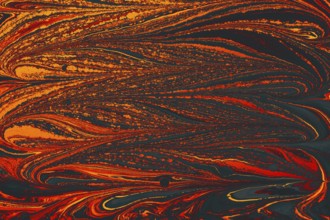 Abstract creative marble pattern texture. Traditional art of Ebru marbling