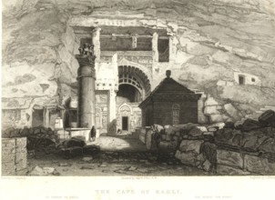 The cave of Karli or Karla, Bombay now Mumbai, Maharashtra, India, Asia