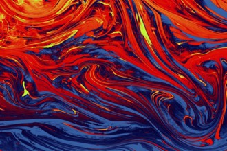 Abstract creative marble pattern texture. Traditional art of Ebru marbling