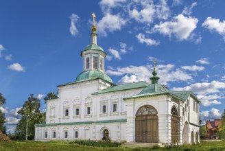 Church of St. Sergius of Radonezh in Dymkovo Sloboda, Veliky Ustyug, Russia, Europe