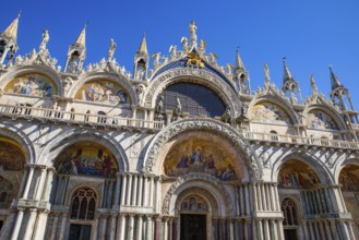 St Mark's Basilica at St Mark's Square (Piazza San Marco), Venice, Italy, Europe