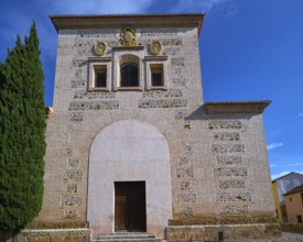 Santa Maria de Alhambra church in Granada of Spain at Andalusia