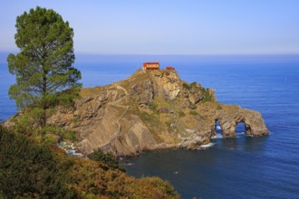 The island Gastelugache. The Bay of Biscay. Basque Country. Spain. The most amazing beach. Magical