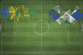 Saint Vincent and the Grenadines vs Scotland Soccer Match, national colors, national flags, soccer