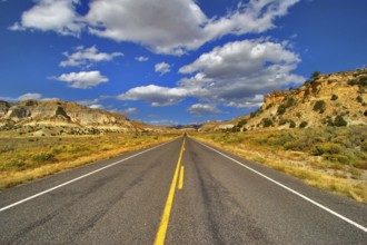 Red steppe in state of Utah in the USA