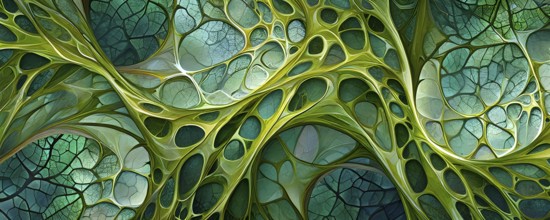 Abstract illustration of fractal patterns found in nature representing the application of