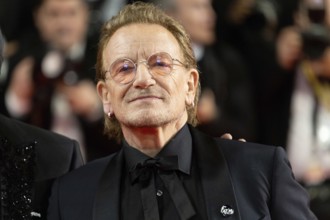 Cannes, France - 16.5.2024: U2 singer Bono during the Bono: Stories Of Surrender red carpet during