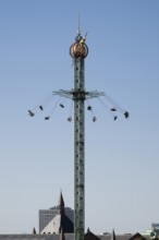 Star Flyer chain carousel at a height of 80 metres, Tivoli Amusement and Recreation Park,