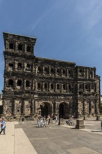 Porta Nigra, Roman city gate, UNESCO World Heritage Site, Trier, Rhineland-Palatinate, Germany,