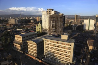 Northern Ethiopia, View over Addis Ababa, Skyline, Ethiopia, Africa