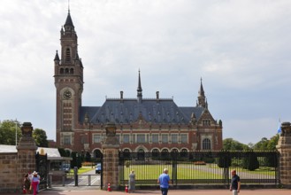 Peace Palace, seat of the International Court of Justice of the United Nations, The Hague,