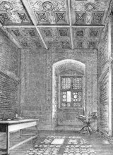 Martin Luther's monastery cell in the 13th century Augustinian monastery in Erfurt, Luther's time