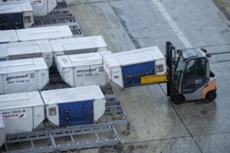 Düsseldorf Airport, Unit Load Devices, ULD, containers for baggage and freight for narrow-body and