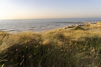 On the Plage de Sangatte beach on the Côte d'Opale or Opal Coast in Sangatte, France, Europe
