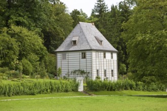 Goethe's summer house in the park on the Ilm in Weimar was a place where Johann Wolfgang von Goethe