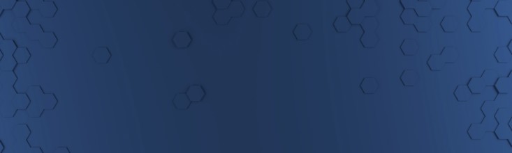 Abstract modern classic blue honeycomb background, 3d rendering