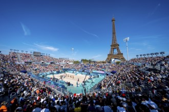 Jul 28, 2024-Paris, FRA, The Stade Tour Eiffel plays host to the Paris Olympics 2024 for the