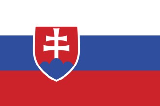 Flag of Slovakia, Vector illustration