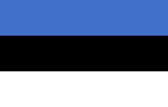 Flag of Estonia, Vector illustration