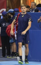 Sofia, Bulgaria - February 12, 2017: David Goffin from Belgium (pictured) before playing against