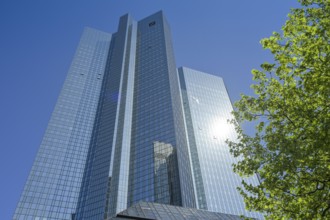 Deutsche Bank, Head Office, Deutsche Bank Towers, Taunusanlage, Frankfurt am Main, Hesse, Germany,