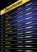 picture of a departures concept
