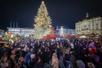 The Dresden Striezelmarkt is a Christmas market in Dresden. It has been held in Advent since 1434,