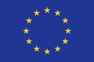 Flag of European Union, Vector illustration