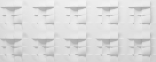 Modern abstract background with white cubes, 3d rendering