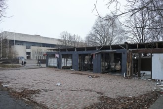 Destroyed buildings, Dnipro, Dnipropetrovsk Oblast, Ukraine, Europe