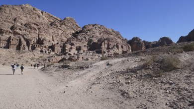 Rock city of Petra, Jordan, Asia