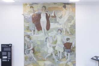 The partial uncovering of the early work in the Deutsches Hygiene-Museum has been completed In the