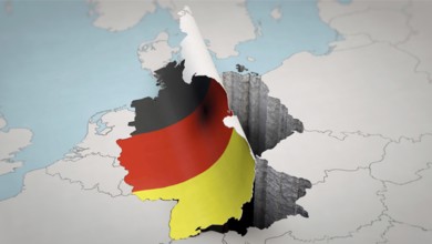 Symbolic image on the subject of abyss, descent, decline, ruin, etc. Germany