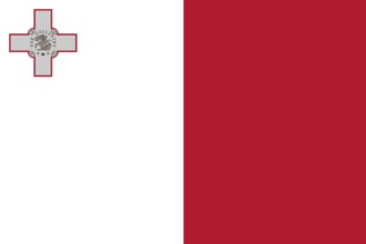 Flag of Malta, Vector illustration