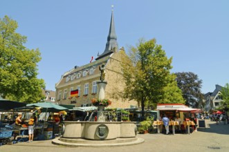 Church, Market Square, Ratingen, North Rhine-Westphalia, Germany, Europe