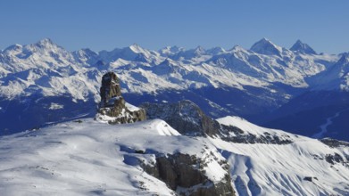 Stunning view from The Diablerets Glacier