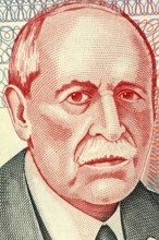 Eduardo Acevedo Vasquez (1857-1848) on 10 Pesos Uruguayos 1998 Banknote from Uruguay. Uruguayan