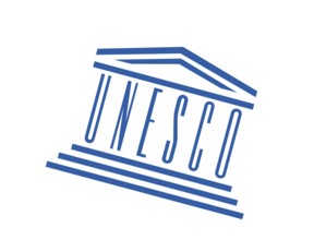 Rotated to right, UNESCO Logo, Organization, Logo