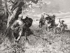 Death of Florian Geyer von Giebelstadt, German Peasants' War, 1525
