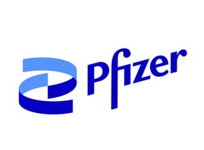 Nach links gedreht, Pfizer Medical Logos, Logo