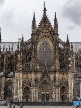 South façade of Cologne Cathedral, Cologne, North Rhine-Westphalia, Germany, Europe