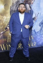 Nick Frost at the Los Angeles premiere of 'The Huntsman: Winter's War' held at the Regency Village