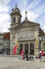 Basilica church of Saint Peter, Largo do Toural, Toural square, city of Guimaraes, northern