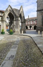 Padrão do Salado monument, Largo da Oliveira square, city of Guimaraes, northern Portugal