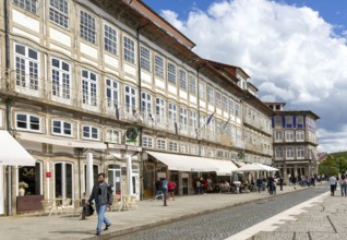 Historic buildings Largo do Toural, Toural square, city of Guimaraes, northern Portugal