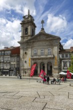 Basilica church of Saint Peter, Largo do Toural, Toural square, city of Guimaraes, northern