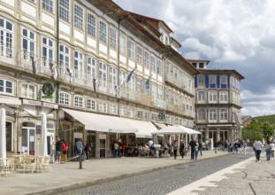 Historic buildings Largo do Toural, Toural square, city of Guimaraes, northern Portugal