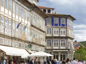 Historic buildings Largo do Toural, Toural square, city of Guimaraes, northern Portugal