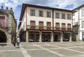 Hool restaurant in Hotel Oliviera, Largo da Oliveira square, city of Guimaraes, northern Portugal