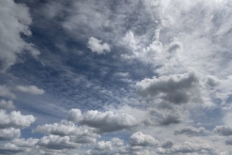 Cloud formations, Bavaria, Germany, Europe